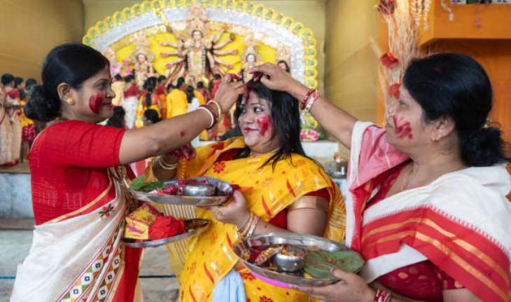 celebrations of Sindoor Khela