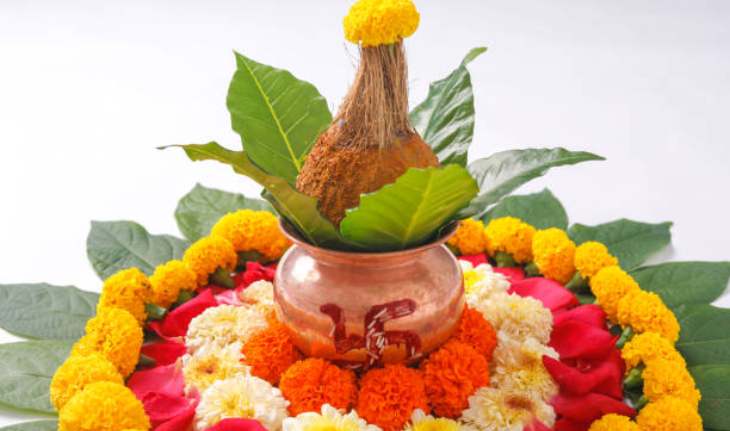 Kalash during Navratri