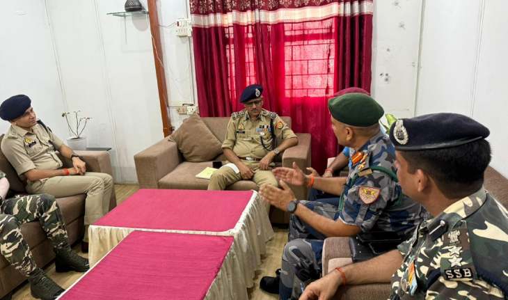 महराजगंज यूपी नवरात्रि को लेकर सोनौली बॉर्डर पर बढ़ी चौकसी