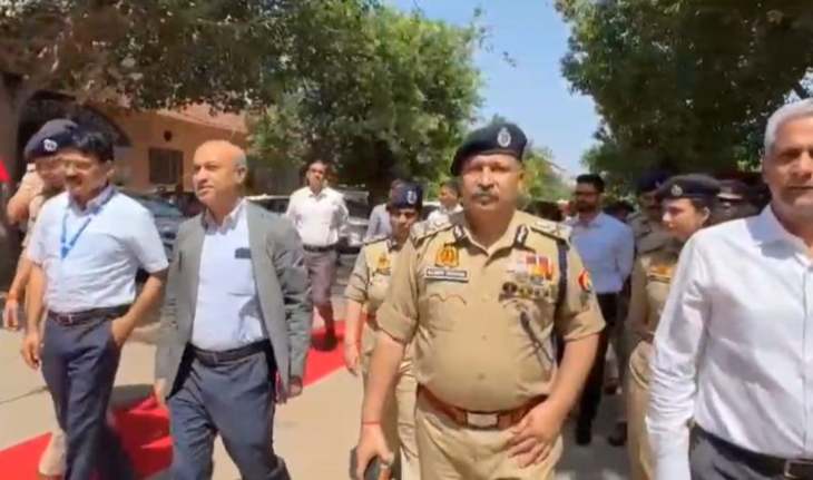 राष्ट्रपति के दौरे से पहले मथुरा में सुरक्षा