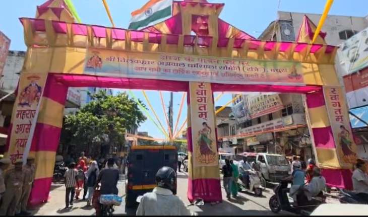 मथुरा-वृंदावन में राष्ट्रपति के आगमन को लेकर सुरक्षा व्यवस्था