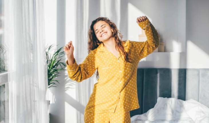 wake up in the morning