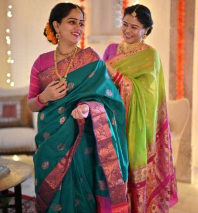 Karwa Chauth in sarees
