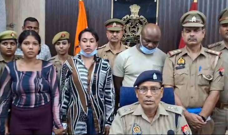 पुलिस ने एक मामले में तीन विदेशी आरोपियों को गिरफ्तार किया है