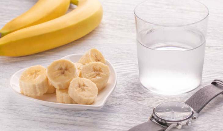 water immediately after eating banana