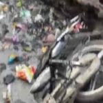 मुरादाबाद में बड़ा हादसा: युवक Bike समेत खुले नाले में गिरा