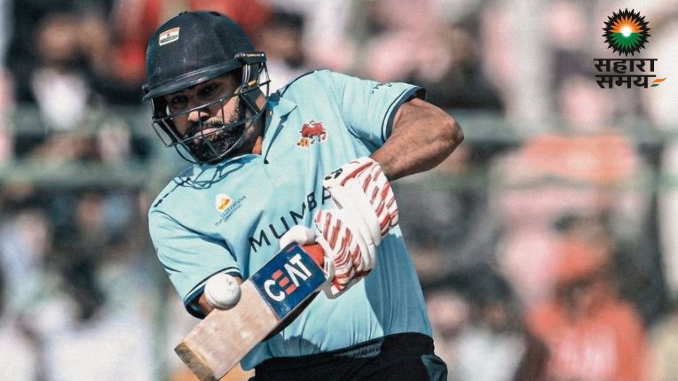 Vijay Hazare Trophy: Rohit Sharma smashed 155 runs in 94 balls with the help of 8 fours and 9 sixes.