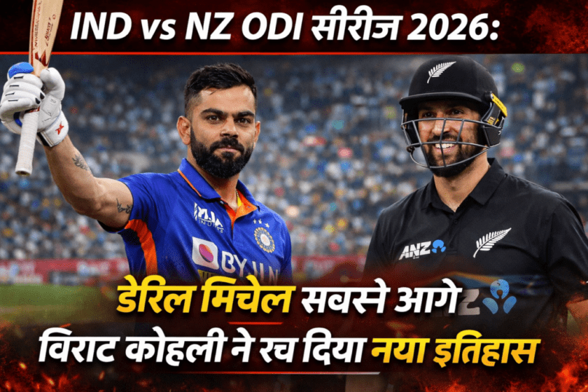 IND vs NZ ODI Series 2026: Daryl Mitchell leads the way, Virat Kohli creates history