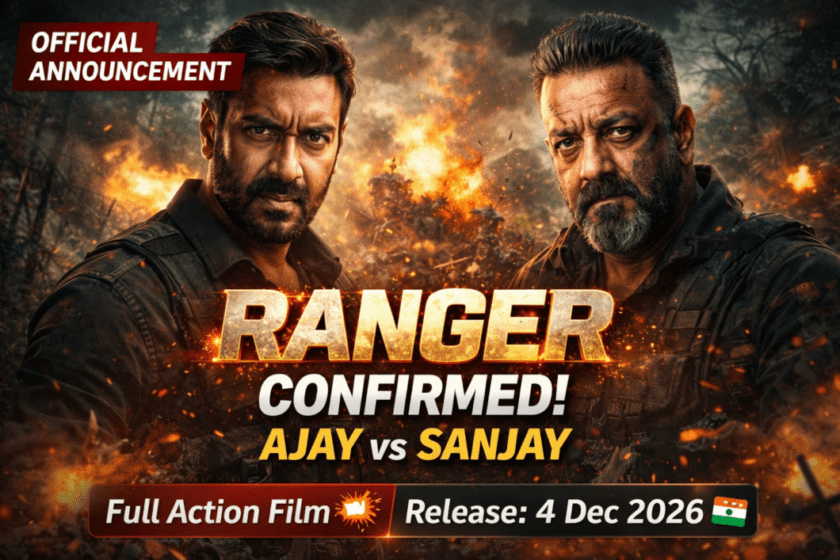 Big announcement for Ajay Devgn-Sanjay Dutt's action film 'Ranger'! The film will release on this date!
