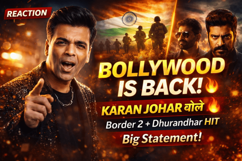 "Bollywood is back" Karan Johar's big statement on the success of 'Border 2' and 'Dhurandhar'