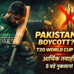T20 World Cup 2026: बॉयकॉट करते ही पाकिस्तान बनेगा भिखारी! 5 कारणों से समझें