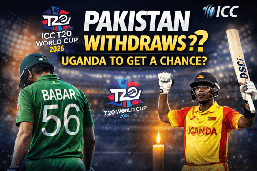 If Pakistan withdraws from the T20 World Cup, Uganda will get a chance!
