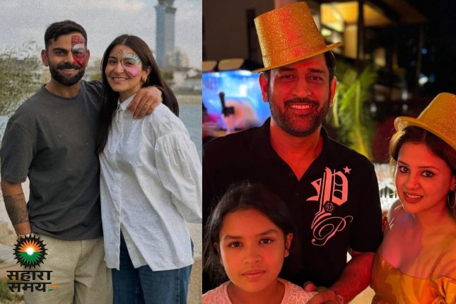 Virat-Anushka's New Year romance, Spiderman face paint, Dhoni's simplicity won the hearts of fans