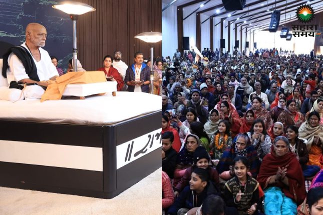 Lakhisarai: "Darkness is not a curse!" Morarji Bapu's powerful message at Ashokdham