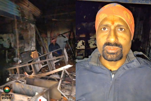 Patna: Short circuit causes massive fire in readymade market, huge loss of Rs 40-50 lakh