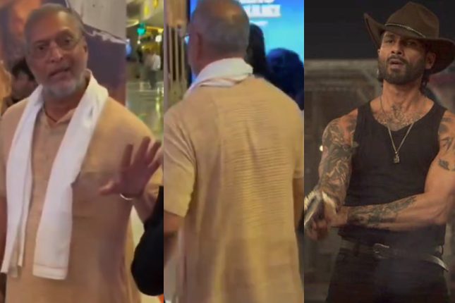 O'Romeo Trailer Launch Event: Nana Patekar gets angry at Shahid Kapoor, leaves the event in anger