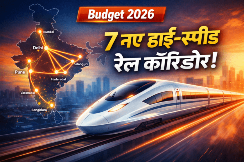 Budget 2026: India will accelerate! 7 new high-speed rail corridors announced
