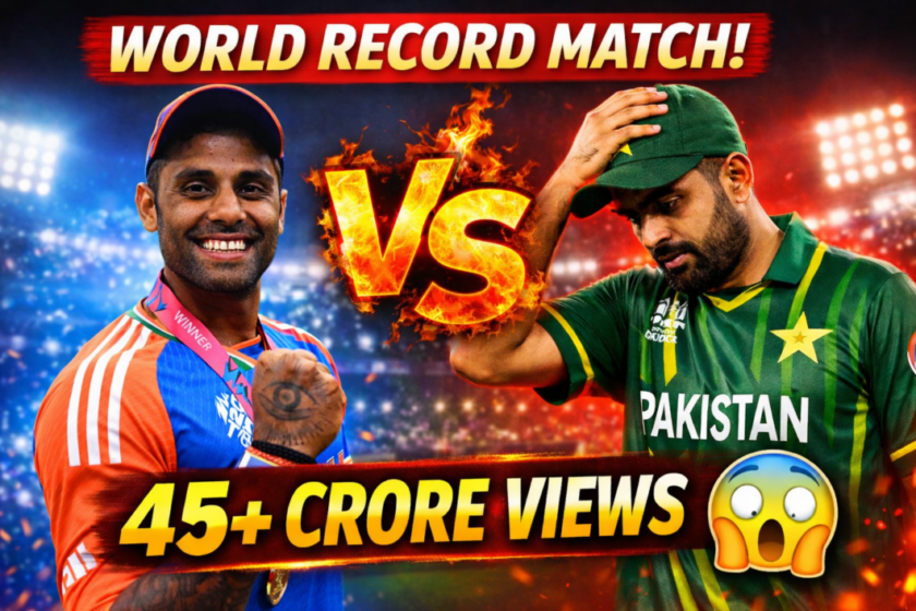 T20 World Cup IND vs PAK: The match became the most watched match in history, breaking all records
