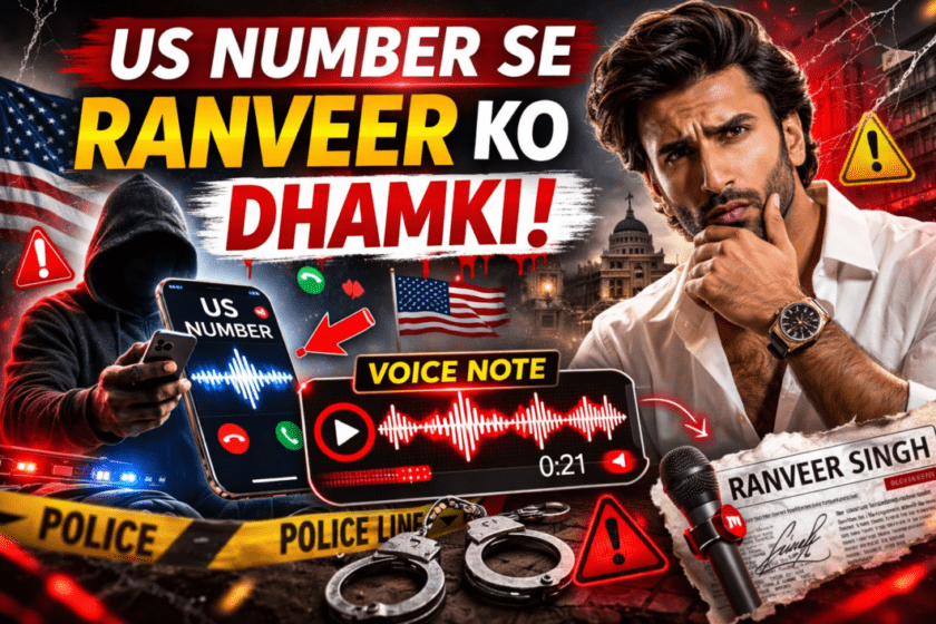Ranveer Singh blackmailed from an American number: Voice note exposed