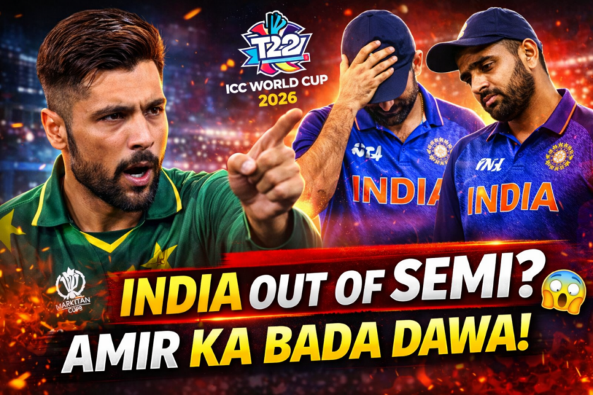 'India will not reach the T20 World Cup semi-finals' - Mohammad Amir