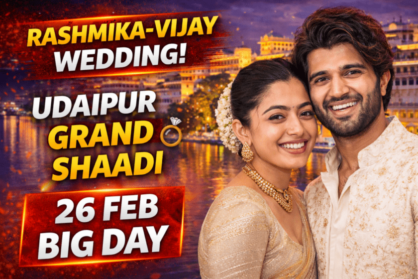 Rashmika-Vijay Wedding: Royal wedding in Udaipur on February 26