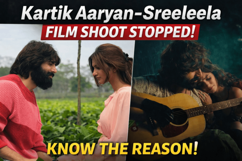 The shooting of Kartik Aaryan-Sreeleela's film has been halted! Find out why!