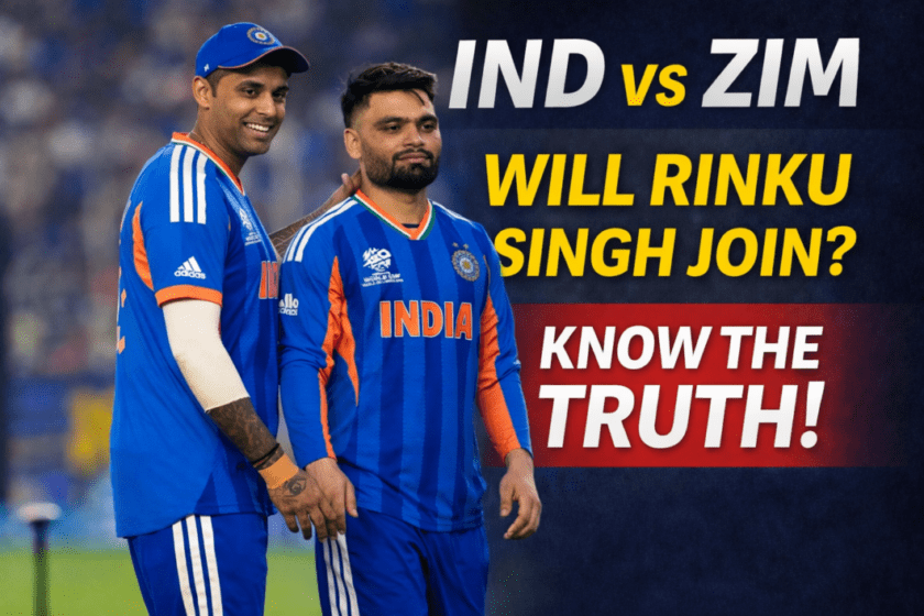 IND vs ZIM: Will Rinku Singh join the squad before the Super 8 match? Find out the truth.