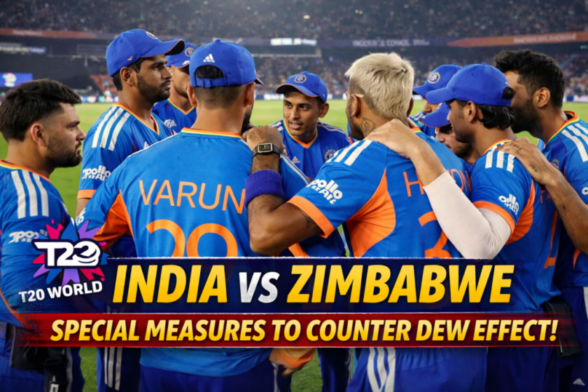 IND vs ZIM: Dew-fighting measures for the Chepauk match