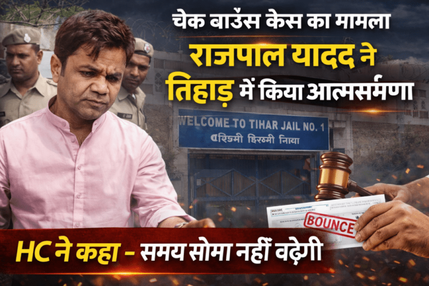 Rajpal Yadav surrenders in Tihar Jail
