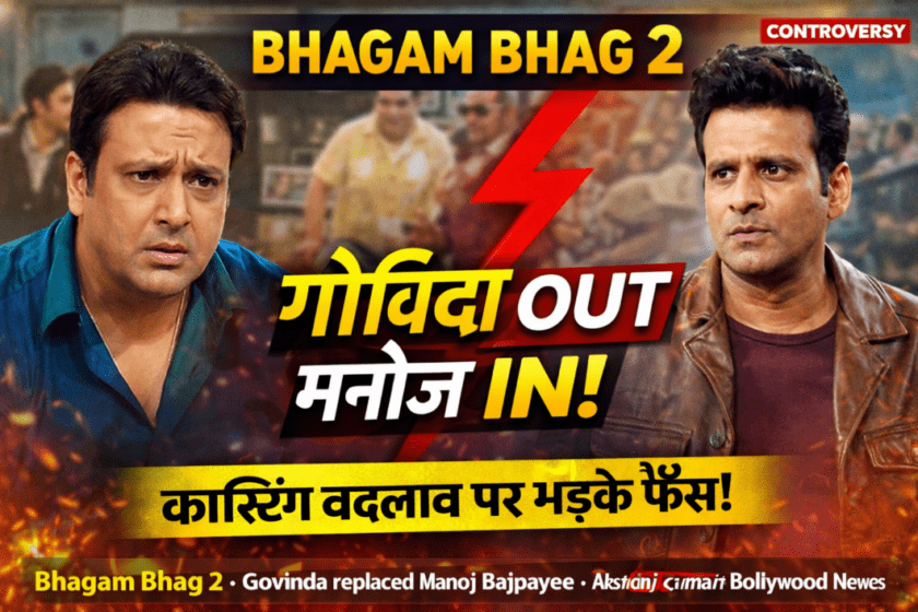 There is a ruckus over 'Bhagam Bhag 2', Govinda returns after Manoj Bajpayee is out!