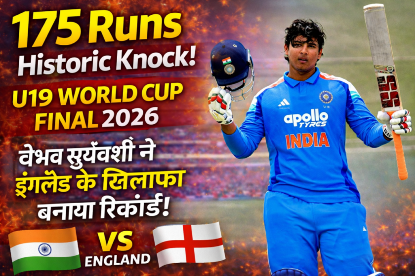 U-19 World Cup Final 2026: Vaibhav Suryavanshi scored a historic century and created many records