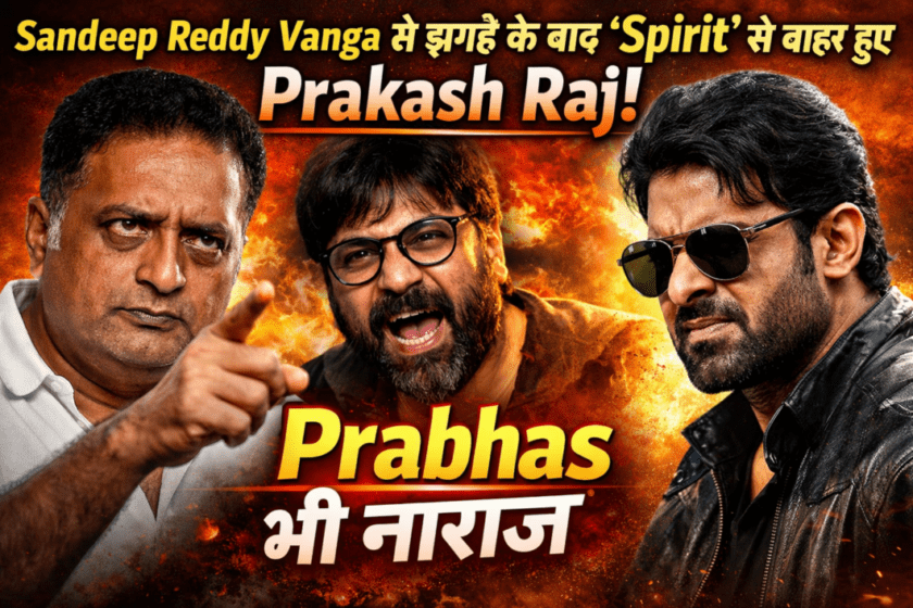 Prakash Raj exits 'Spirit' after a fight with Sandeep Vanga! Prabhas also upset
