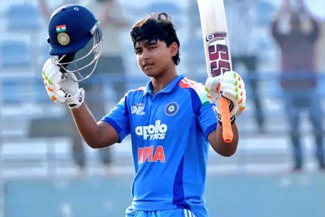 IndU19 vs AfgU19: Vaibhav Sooryavanshi roared in the Semi Final, smashing 68 runs in 33 balls.