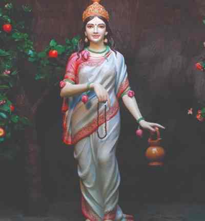 NavratriDay2MaaBrahmachariniPuja