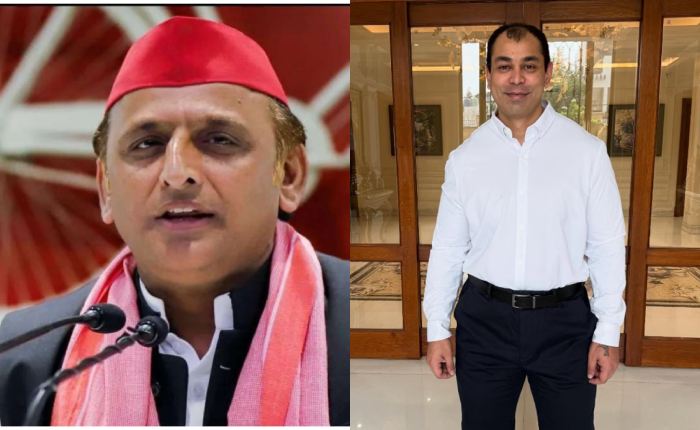 अखिलेश यादव और प्रतीक यादव की फाइल फोटो, प्रतीक यादव के निधन की खबर