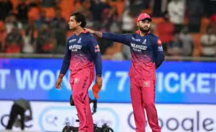 वैभव सूर्यवंशी IPL 2026 के क्वालीफायर-2 मैच में राजस्थान रॉयल्स के लिए बल्लेबाजी करते हुए