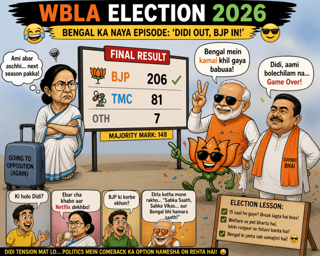 WBLA Election 2026: बंगाल में बदलाव की लहर या सियासी तूफान?