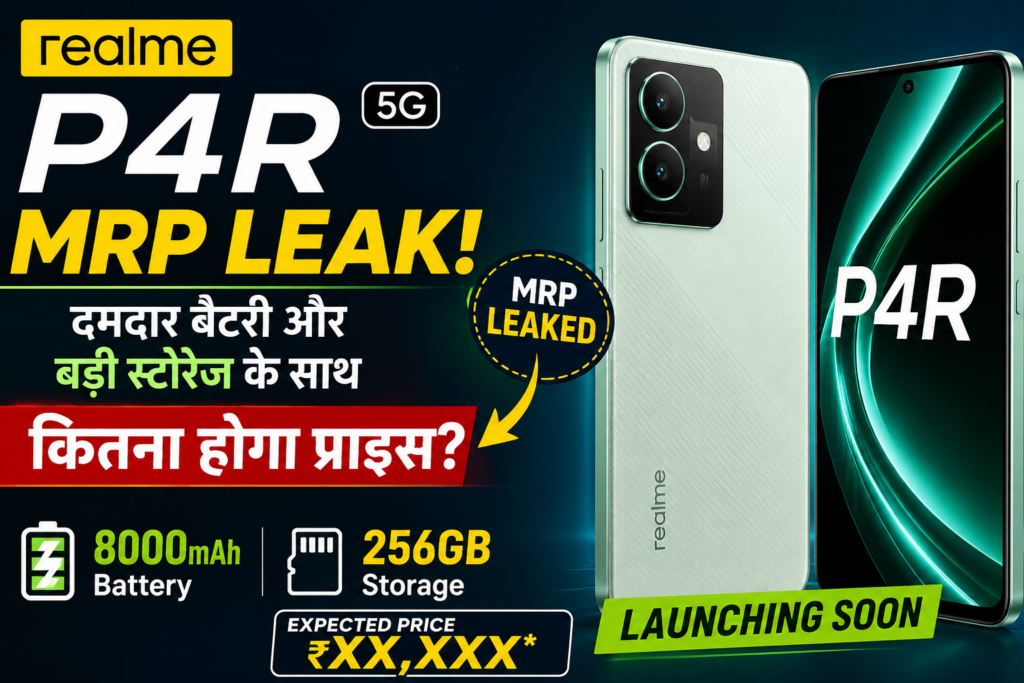 Realme P4R MRP Leak